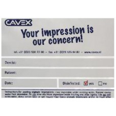 Cavex Impresafe ZipLock Plastic Bags with Print - 150 x 200mm -  50pc - 1 Pack